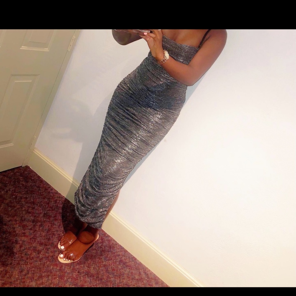 House Of Cb Two piece Bodysuit & Skirt